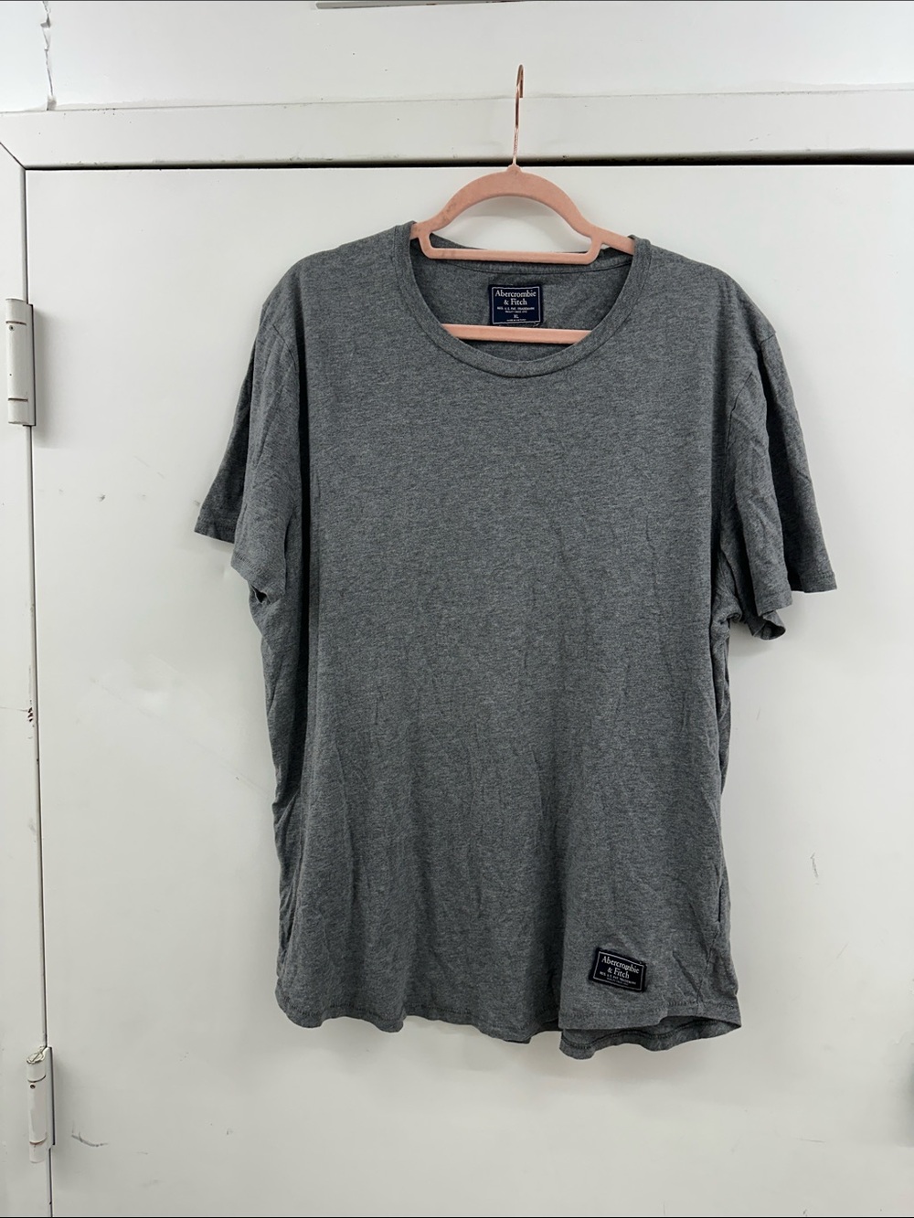 Abercrombie & Fitch Mens Heather Gray Casual Lounge Wear Gray T Shirt size XL